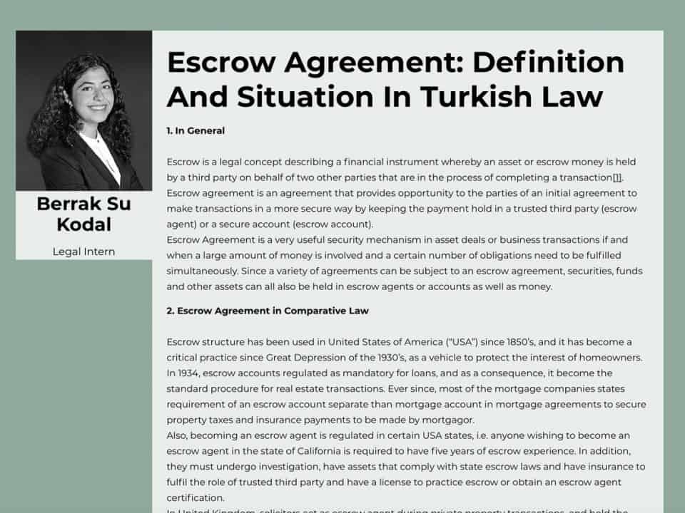 escrow-agreement-definition-and-situation-in-turkish-law
